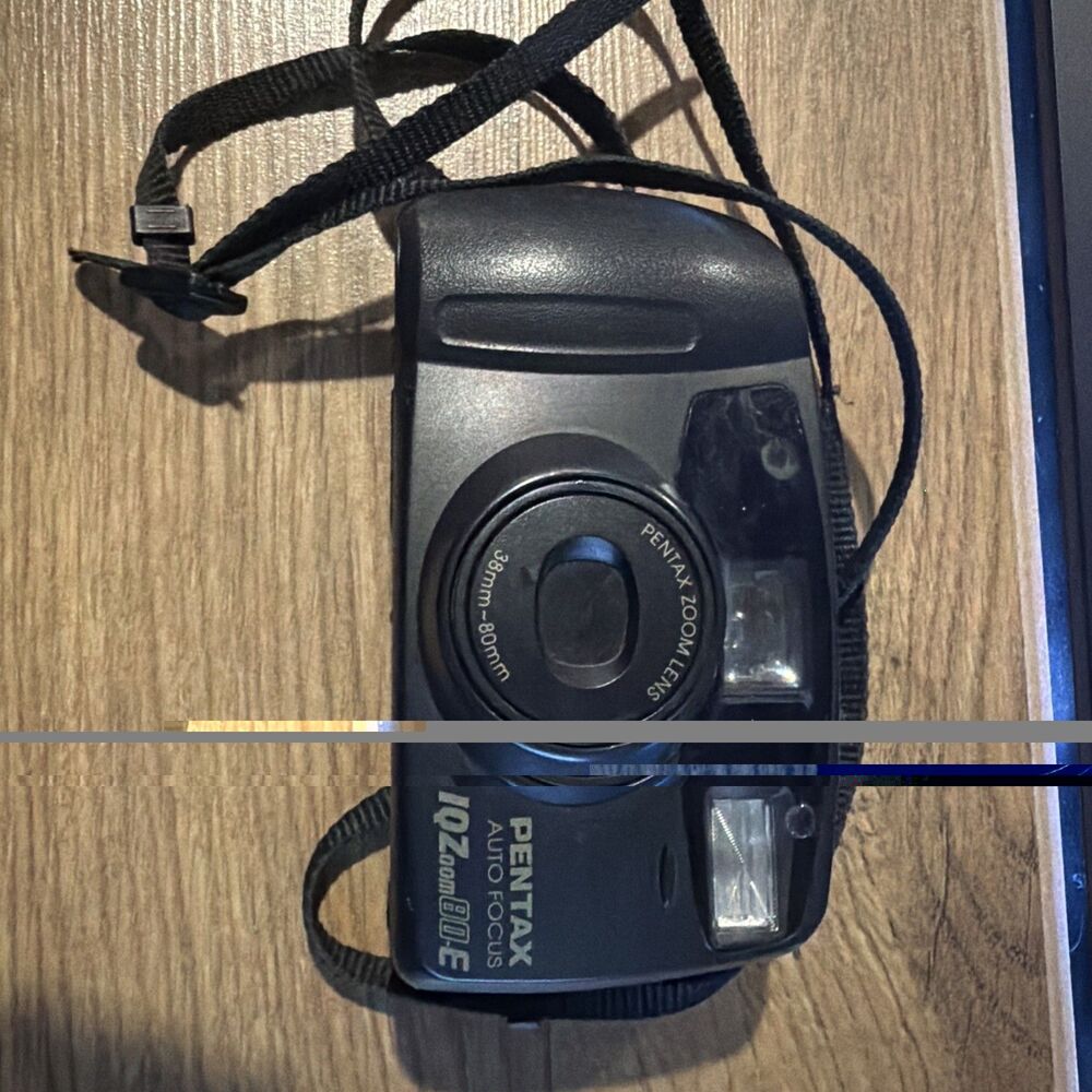 CLEAN Pentax iQZoom-80e AF Auto Focus Point & Shoot 35mm Camera Tested